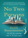Cover image for No Two Persons